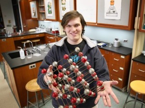 Lane Gunderman, a senior at the University of Chicago Lab High School, is one of 40 finalists in the national Intel Science Talent Search. Six years ago he and his family were homeless. (Anthony Souffle, Chicago Tribune)