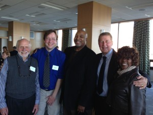 CCH's Joe Putnick, Michael Nameche, Wayne Richard, Ed Shurna & Jaquie Algee Michelle Saddler, photo