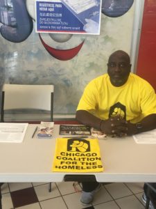 Organizer Keith Freeman oversees our voter registration efforts this fall.
