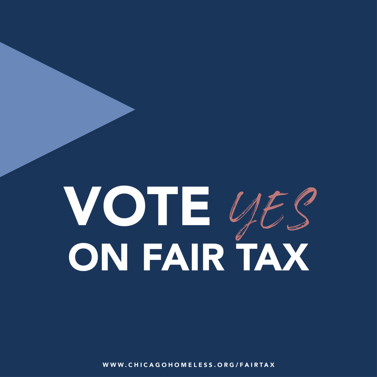 Vote YES on the Fair Tax Chicago Coalition for the Homeless